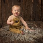 Studio portrait milestone sitter session older baby photographer in Sussex Samphire Photography Horsham