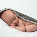 Woodland Maternity and Newborn Session studio portrait baby boy sleeping Samphire Photography