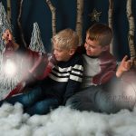 Brothers winter wonderland christmas portraits sussex