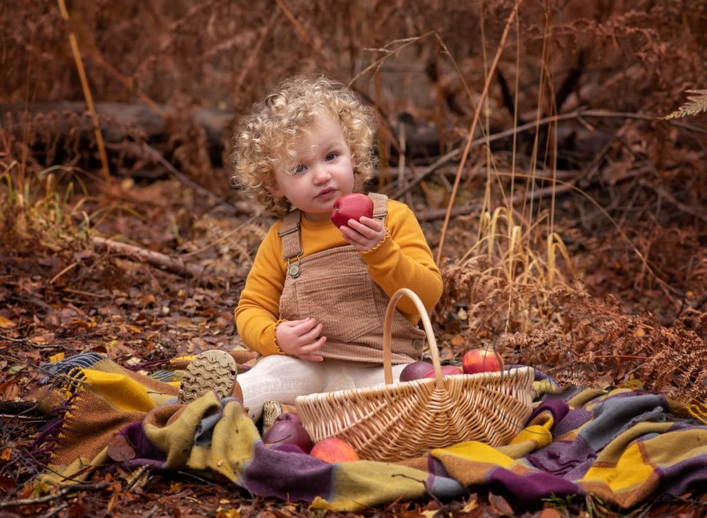 woodland location shoot