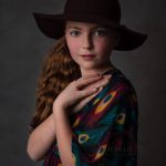 Fine art portrait by Samphire Photography being used to demonstrate if all Babies born with Blue eyes