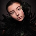 Fine art portrait by Samphire Photography being used to demonstrate if all Babies born with Blue eyes