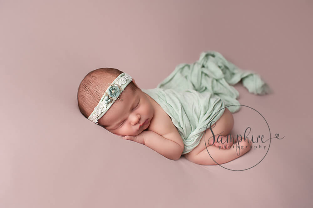 sleeping baby portrait