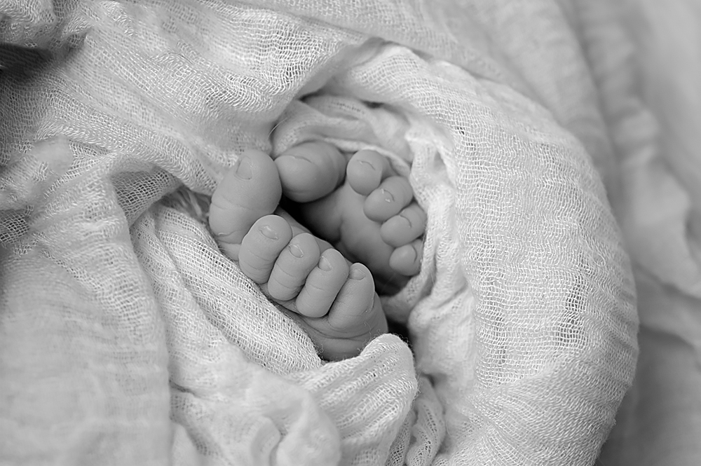 teeny tiny baby feet