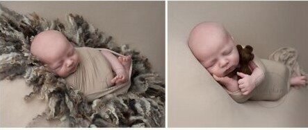 Horsham Newborn photographer Samphire Photography has captured these gorgeous images of a sleeping baby boy.