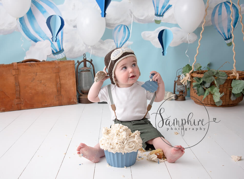 little boy with a hot air balloon smash in west sussex