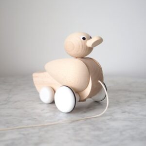 Great Christmas Gift Ideas for Babies & Toddlers 2019 Genevieve wooden pull-along duck