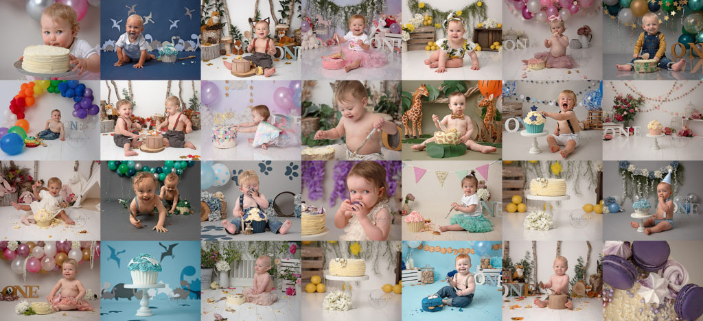 Experienced Portrait Photographer Sussex samphire photography cake smash 2019