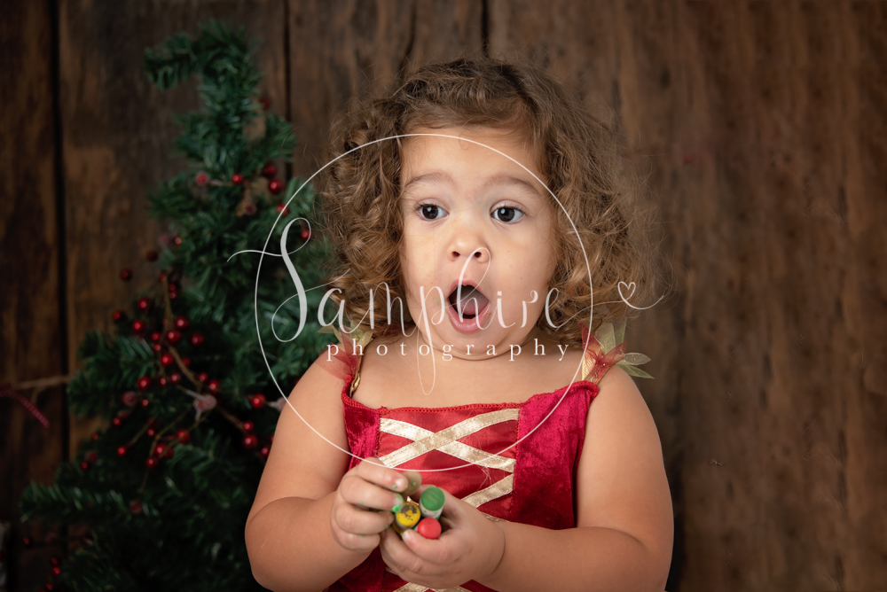 Christmas cake smash portraits