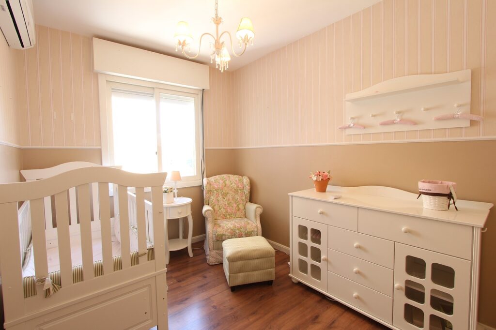 stock photo of baby nursery