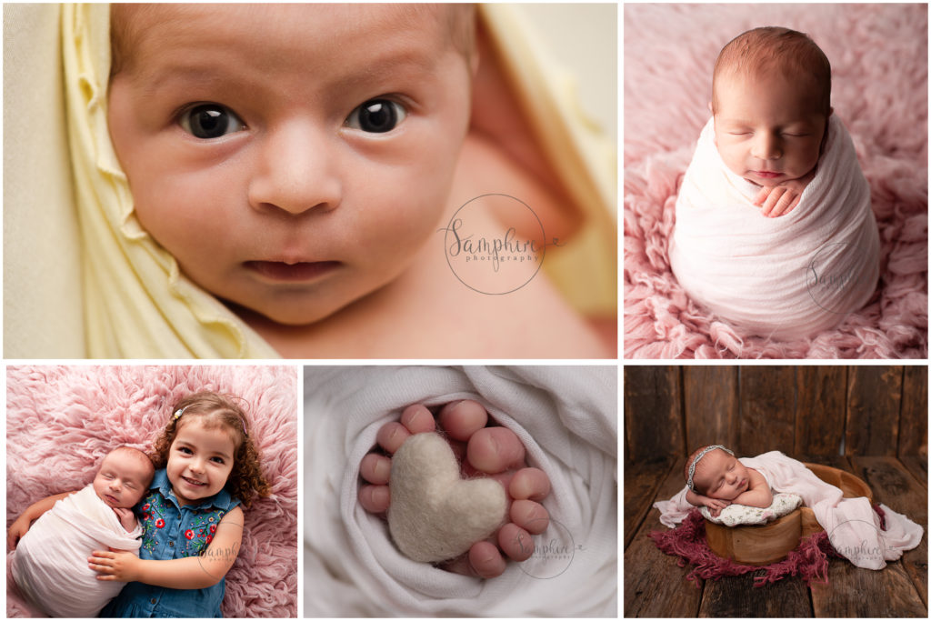 baby photographer Sussex newborn girl portraits